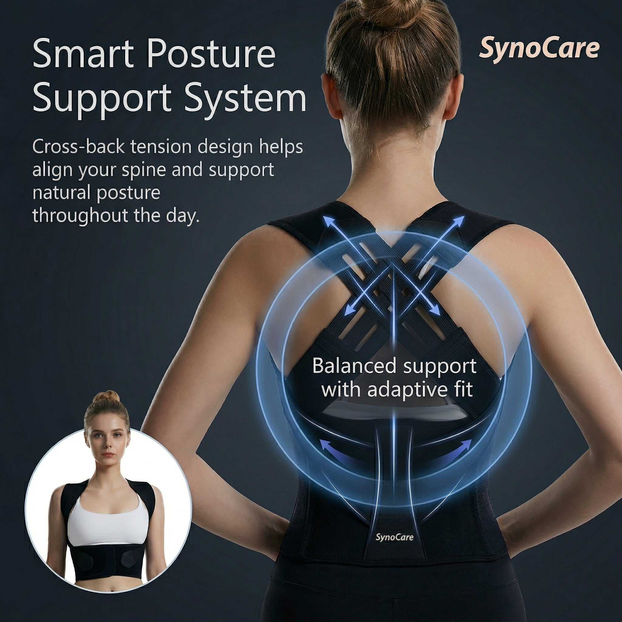 SynoCare X-Back Posture Corrector Belt