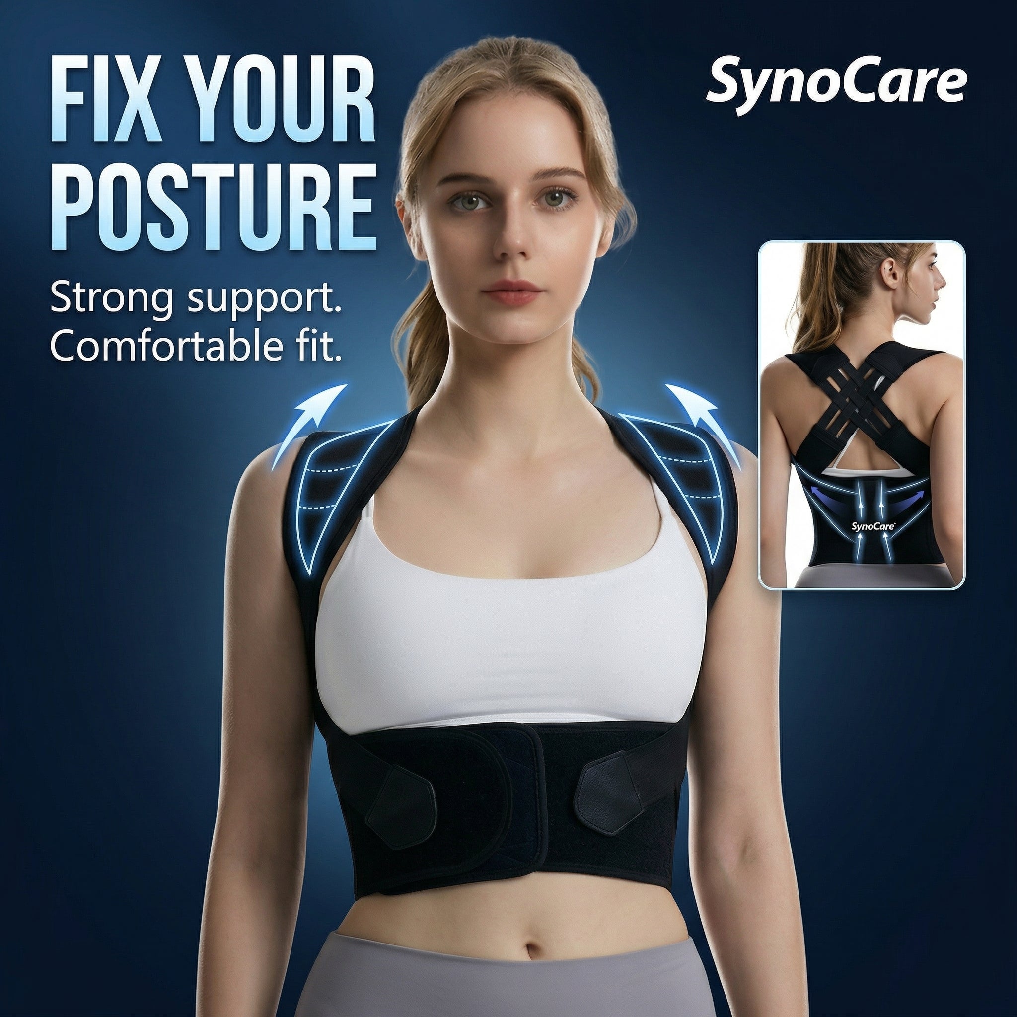 SynoCare X-Back Posture Corrector Belt