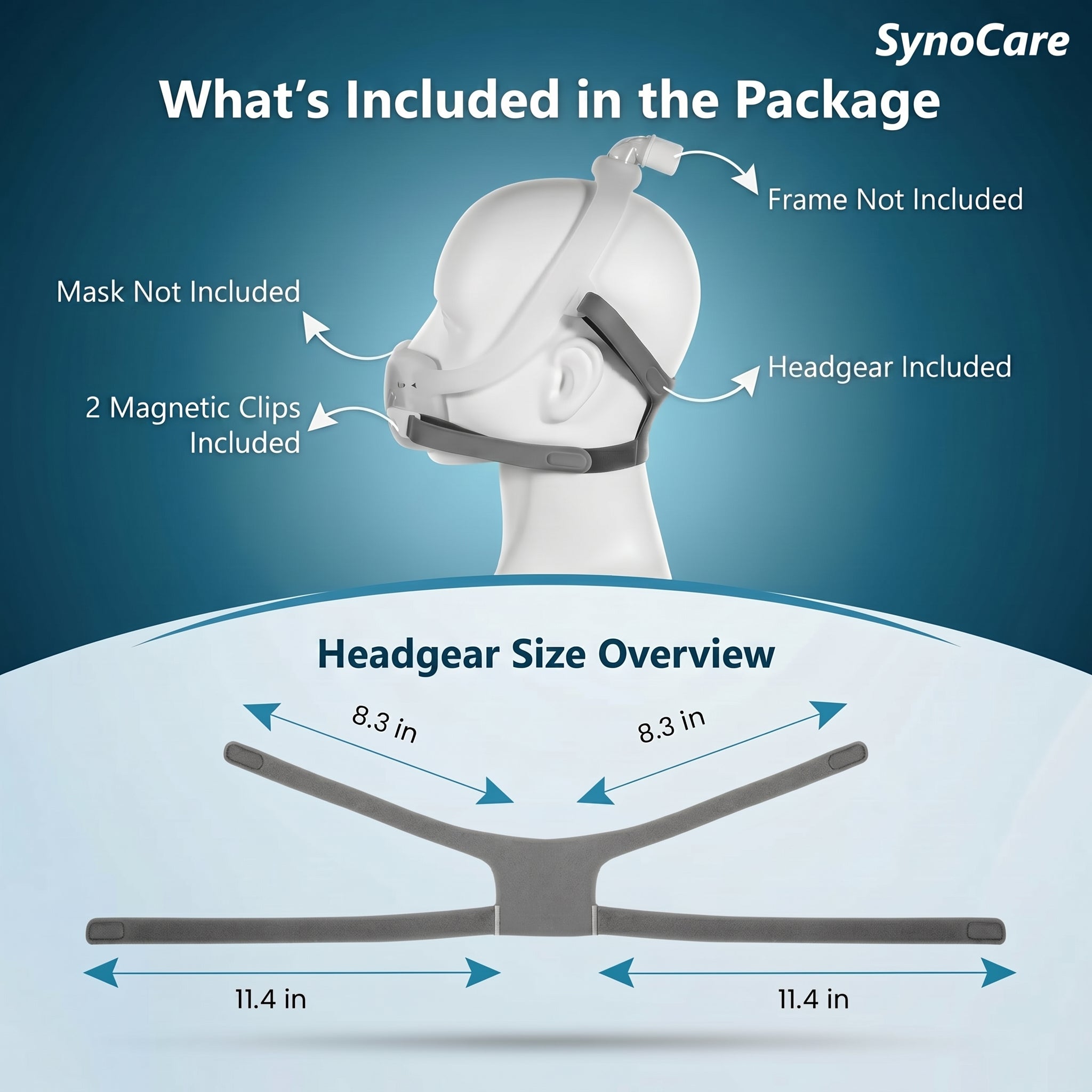 Philips Respironics DreamWear Full Face Mask Headgear