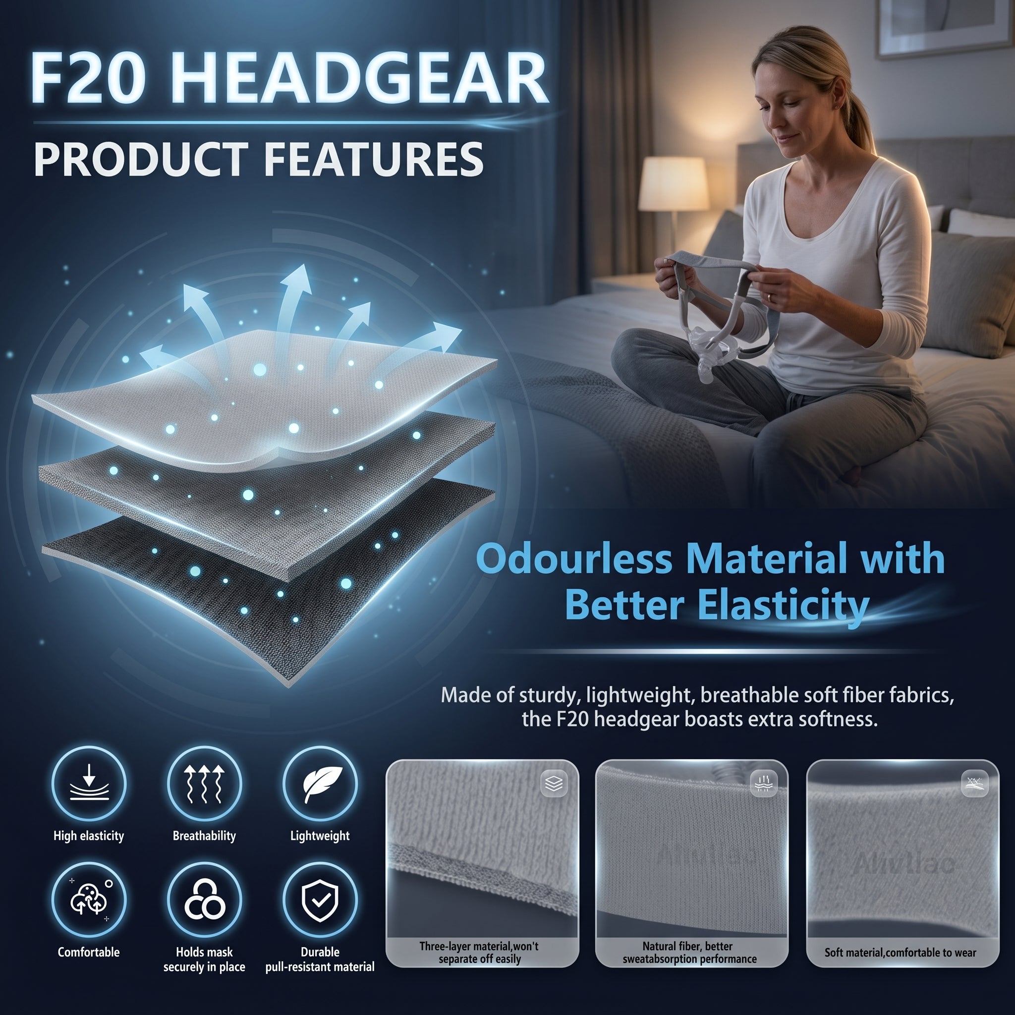 Resmed AirFit F20 Replacement Headgear