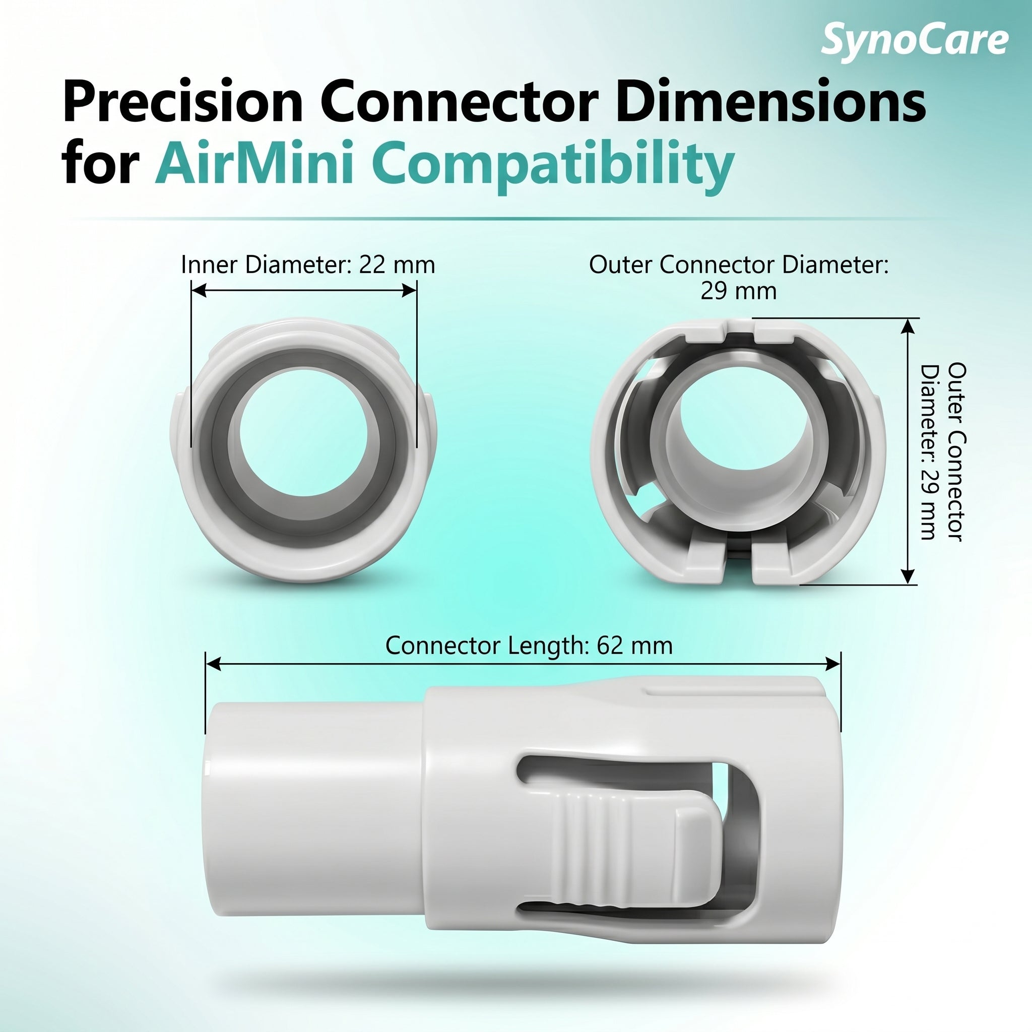Resmed AirFit F20 Connector for AirMini