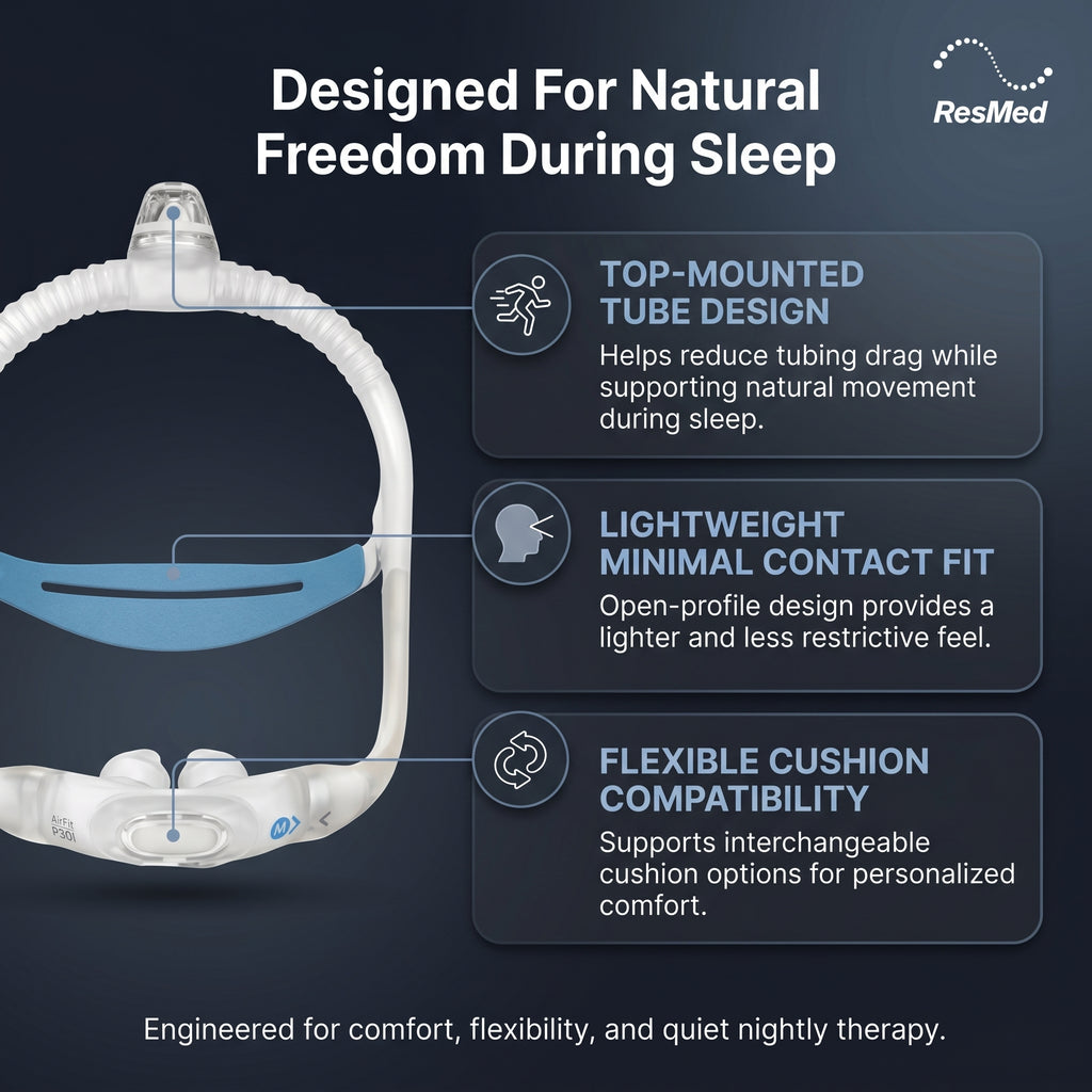 ResMed AirFit P30i Nasal Pillow Mask with Headgear