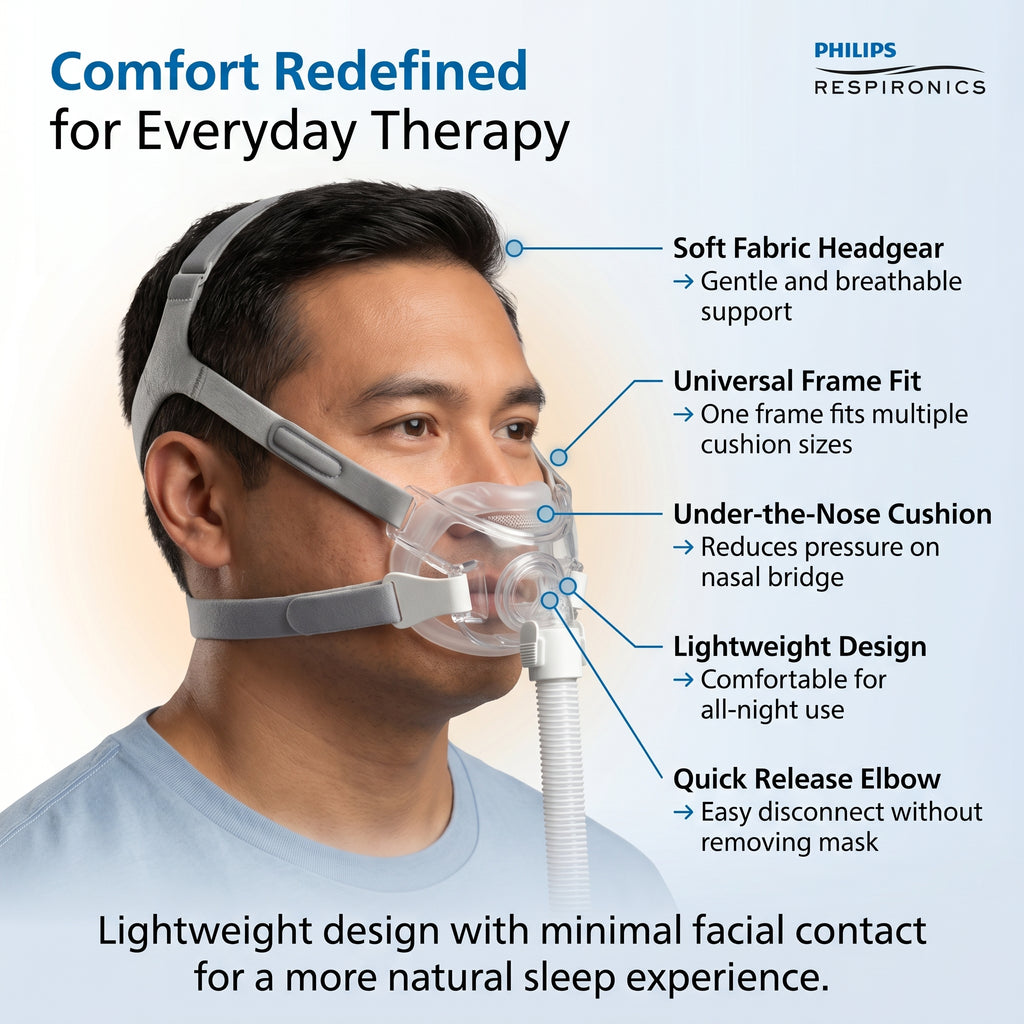 Philips Respironics Amara View Full Face CPAP Mask