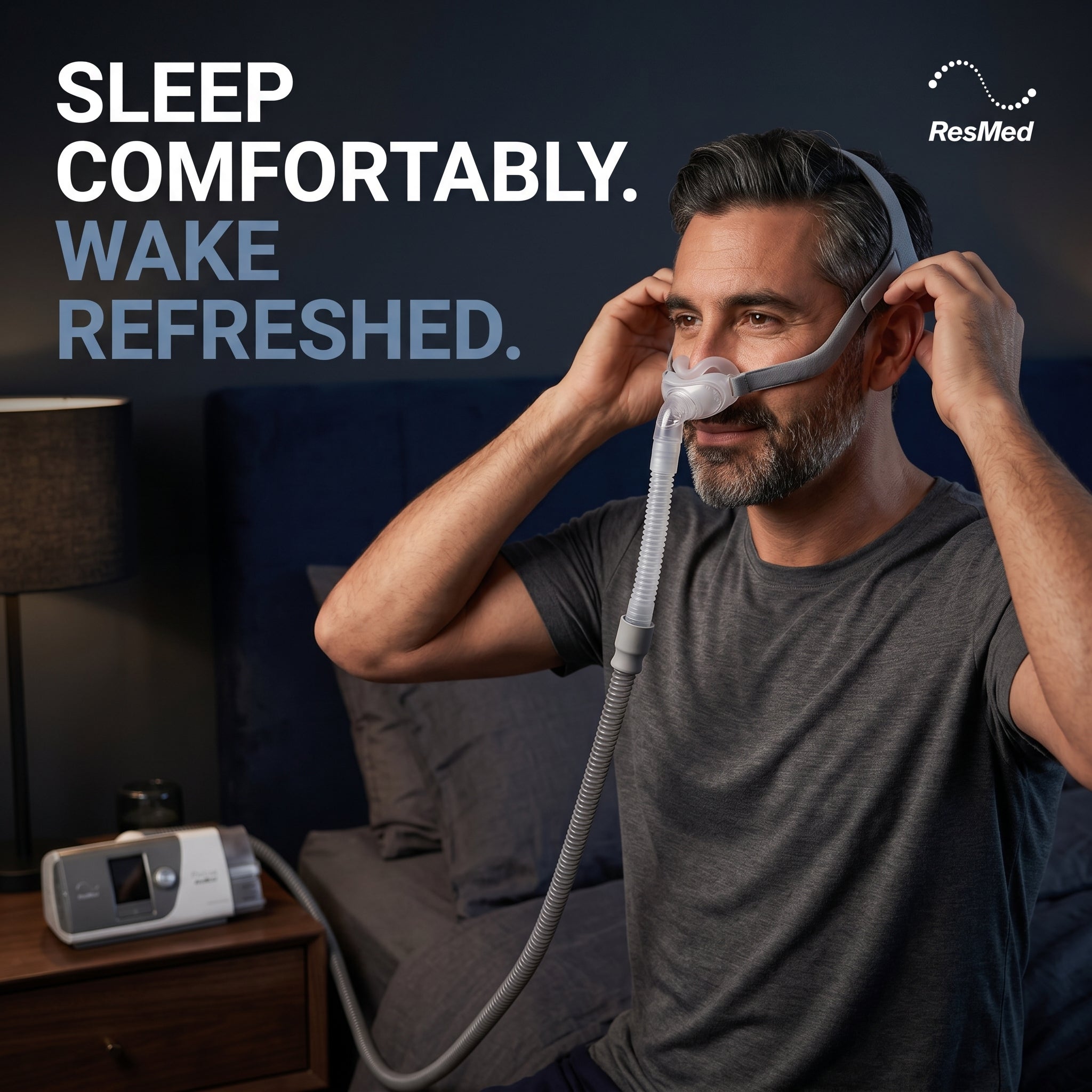 ResMed AirFit P10 Nasal Pillow CPAP Mask with Headgear