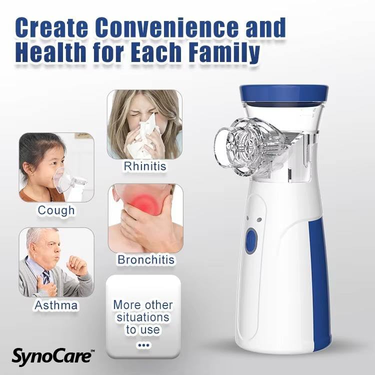 Portable Mesh Nebulizer for Adults & Kids