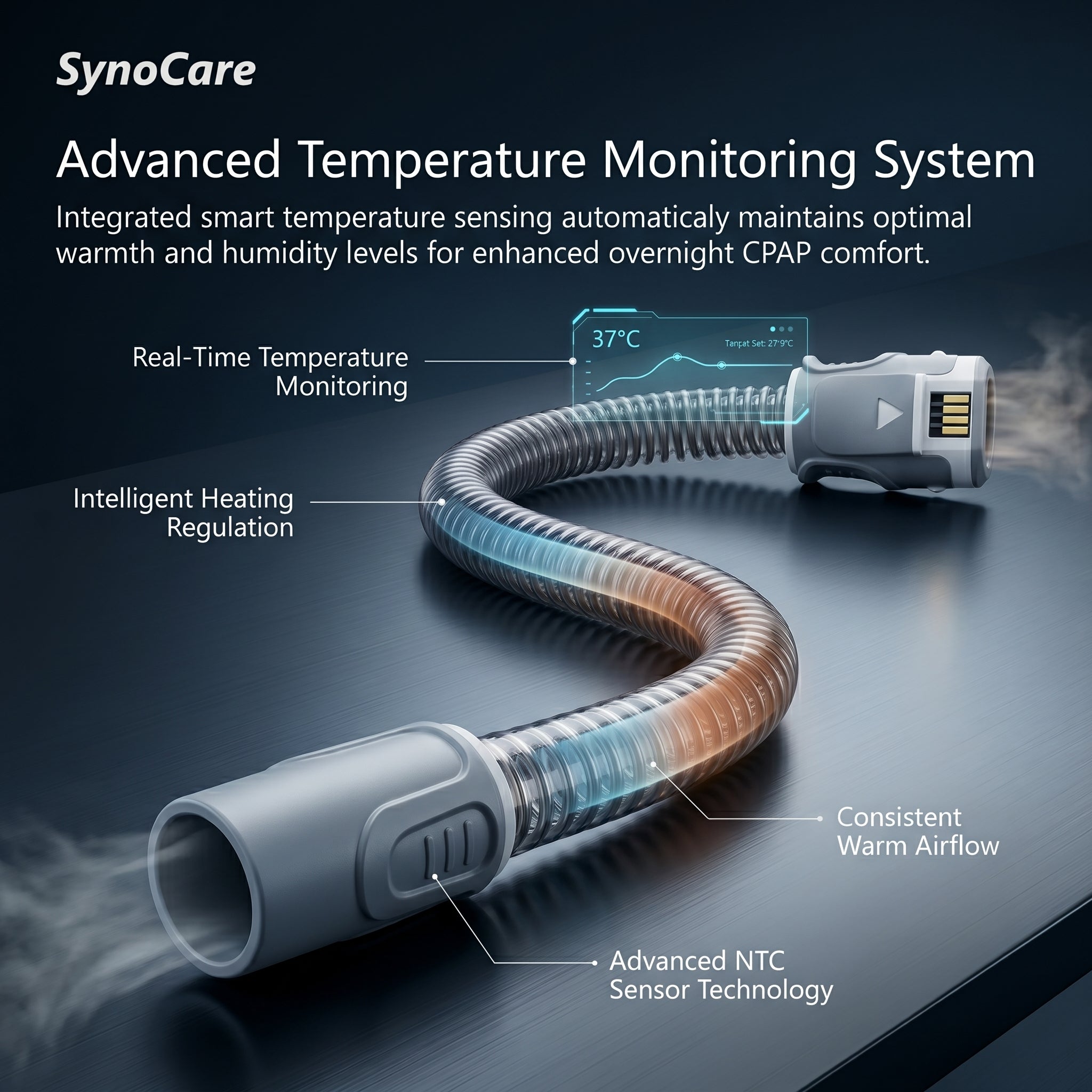 SynoCare heated tubing for S11