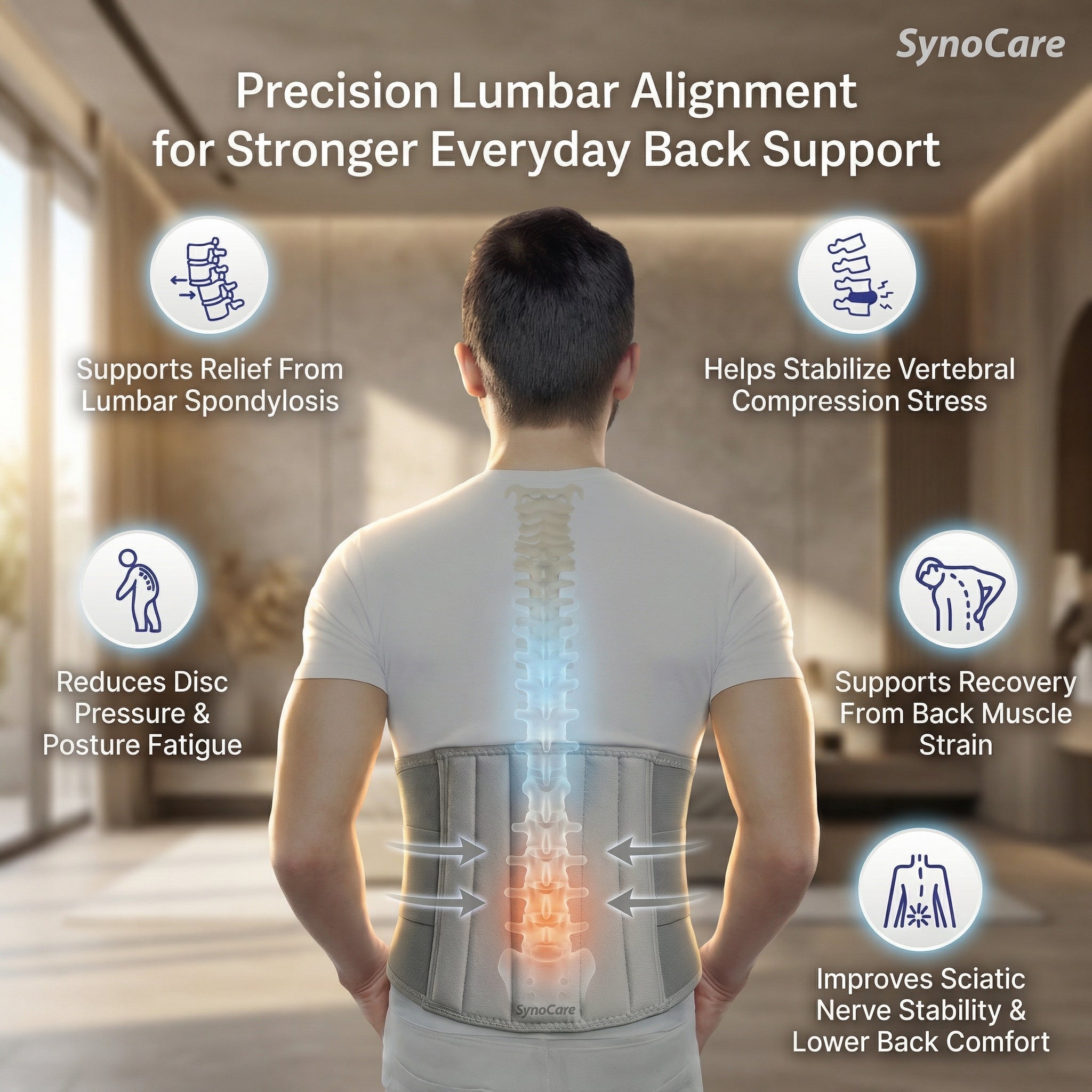 SynoCare Advanced Lumbar Support Belt