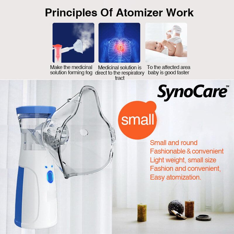 Portable Mesh Nebulizer for Adults & Kids