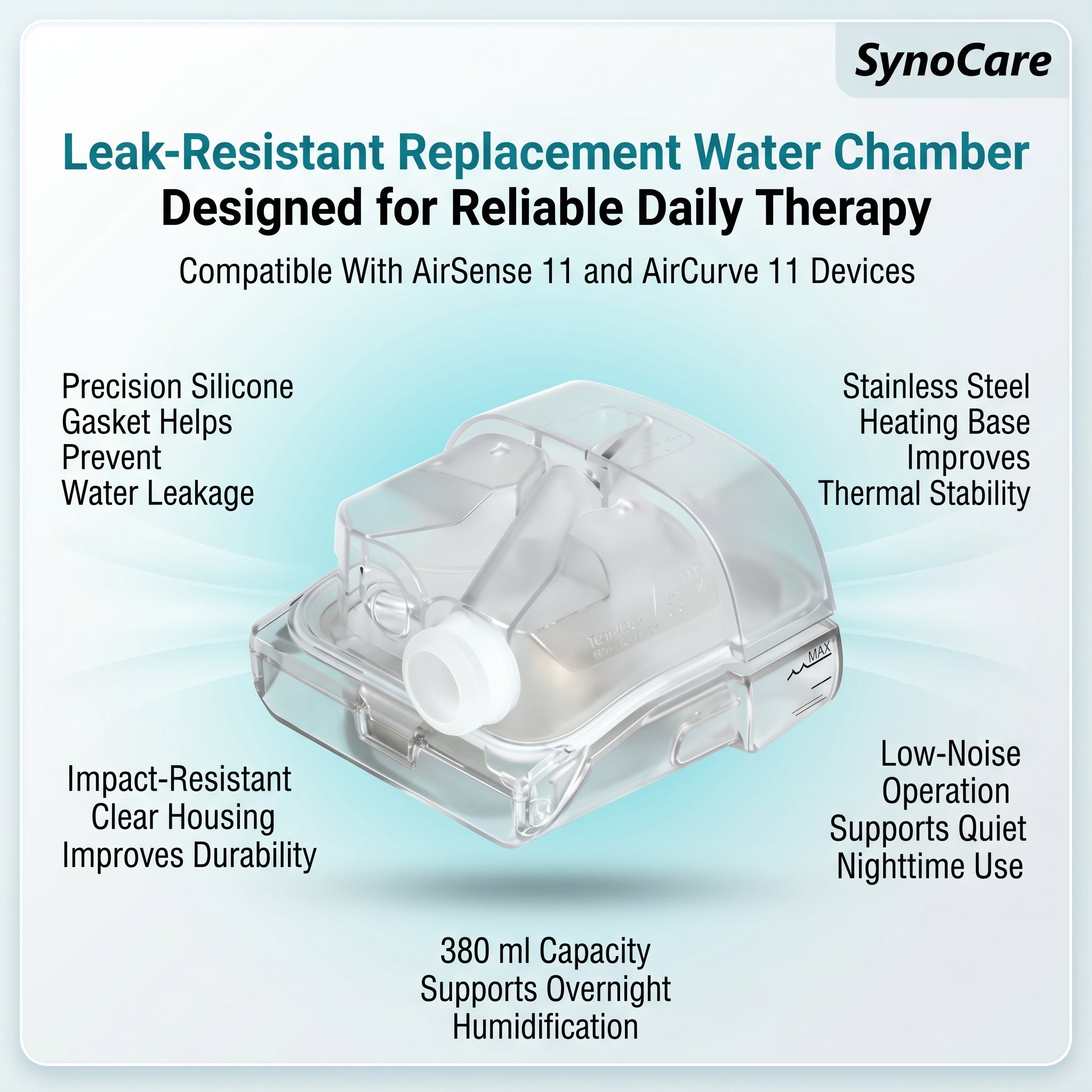 SynoCare S11 CPAP Humidifier Water Chamber