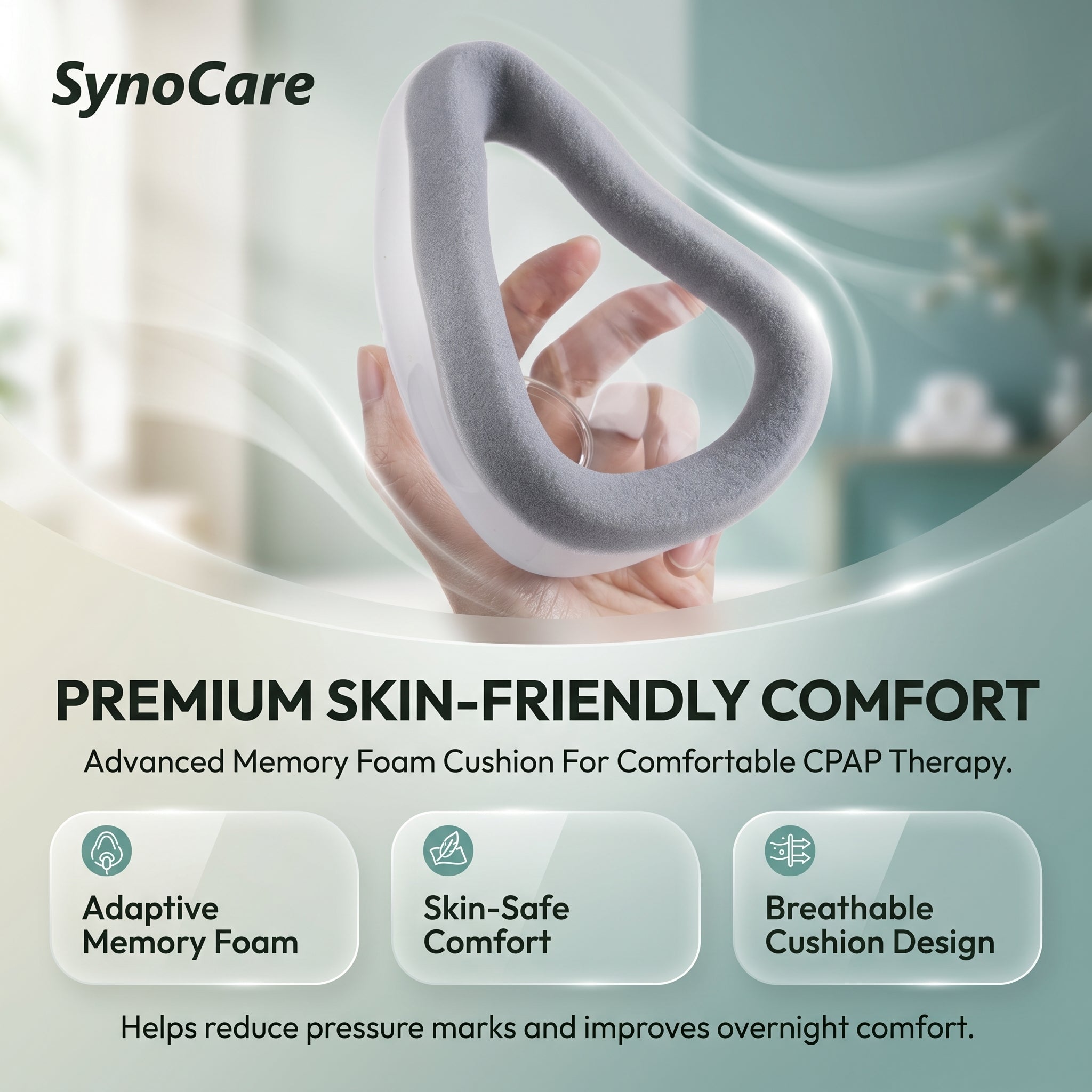 Resmed Memory Foam Cushion for AirTouch and AirFit F20 CPAP Masks