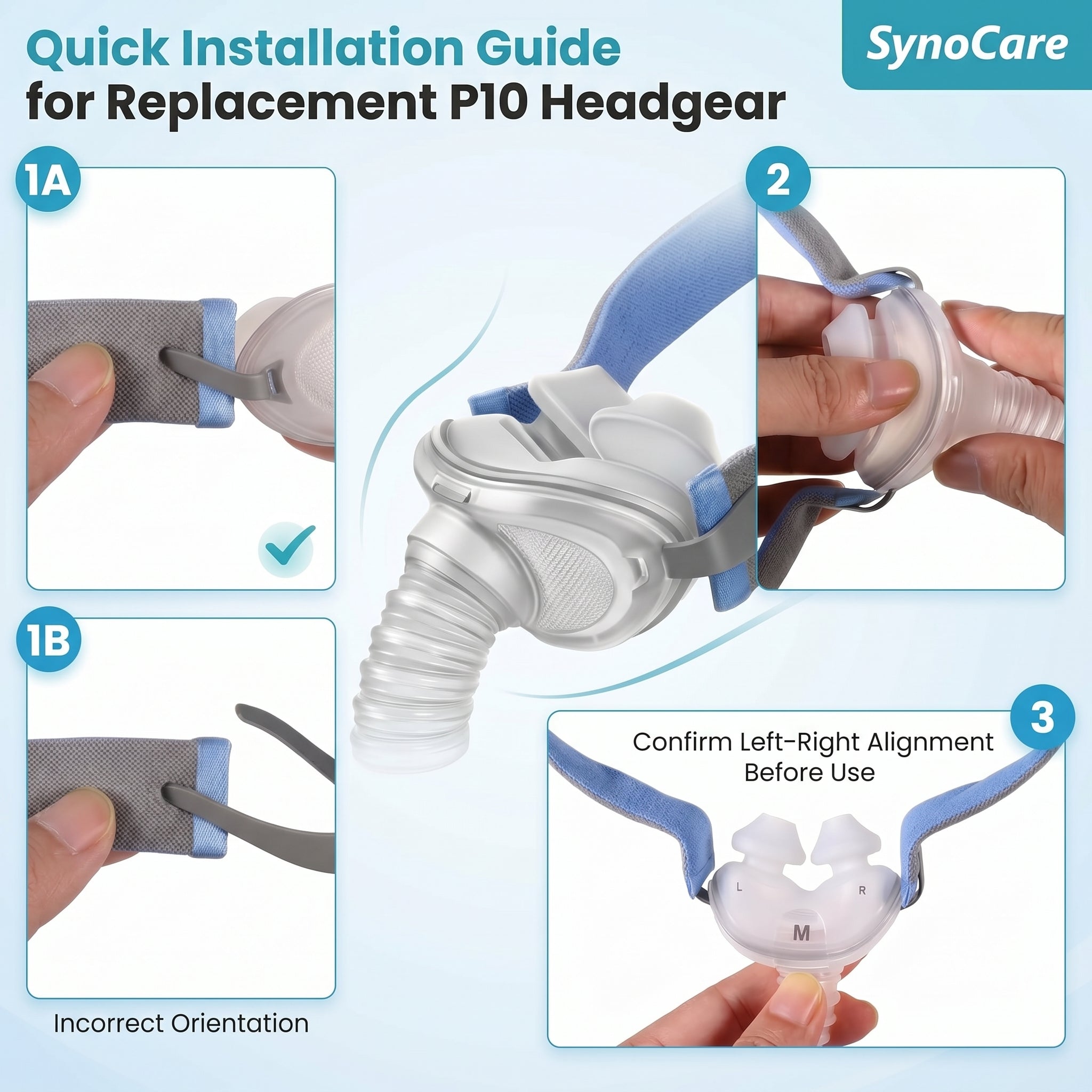 ResMed AirFit P10 Nasal Pillow CPAP Mask with Headgear