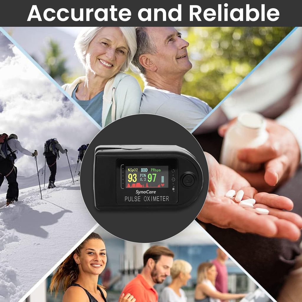 Fingertip Pulse Oximeter, Blood Oxygen Saturation