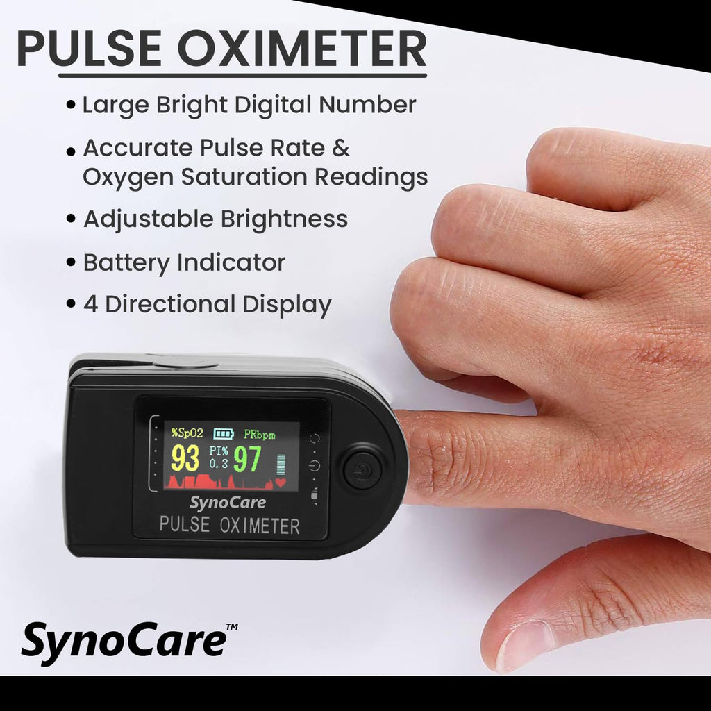 Fingertip Pulse Oximeter, Blood Oxygen Saturation