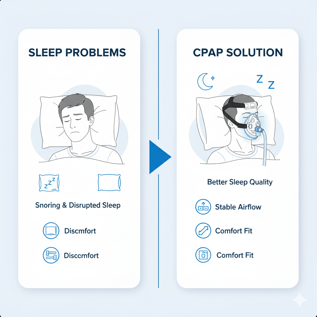 Synocare Nasal Mask for CPAP Machine