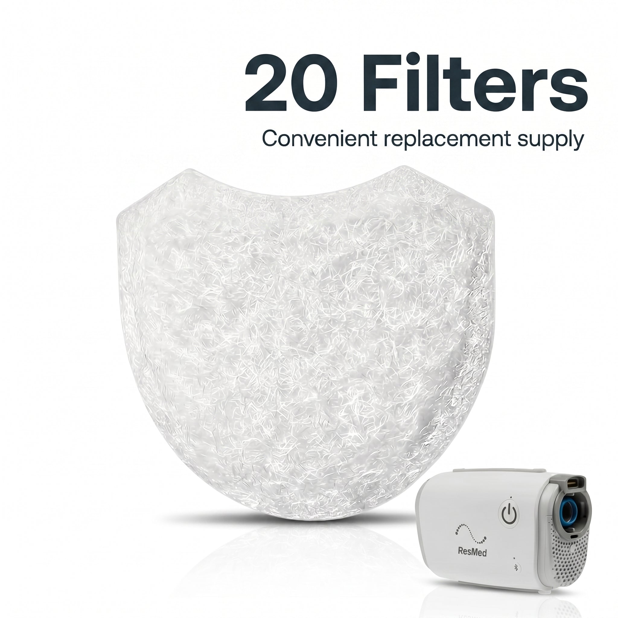 SynoCare Compatible for AirMini (Pack of 20 Filters)